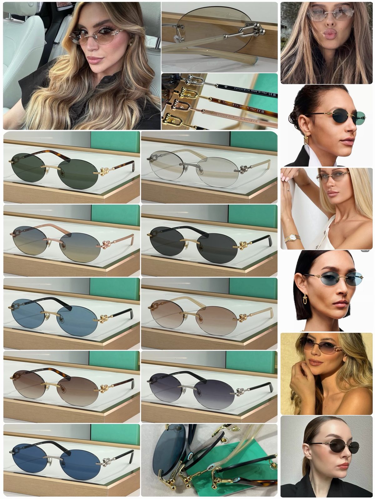 Cartier Oval Metal Sunglasses Collection