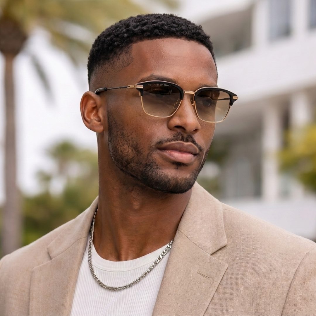 Dita Eyewear Gold-Trimmed Sunglasses