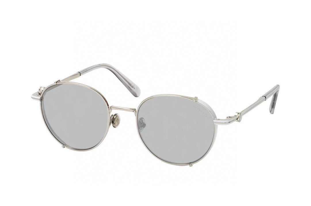 Moncler Round Metal Frame Sunglasses