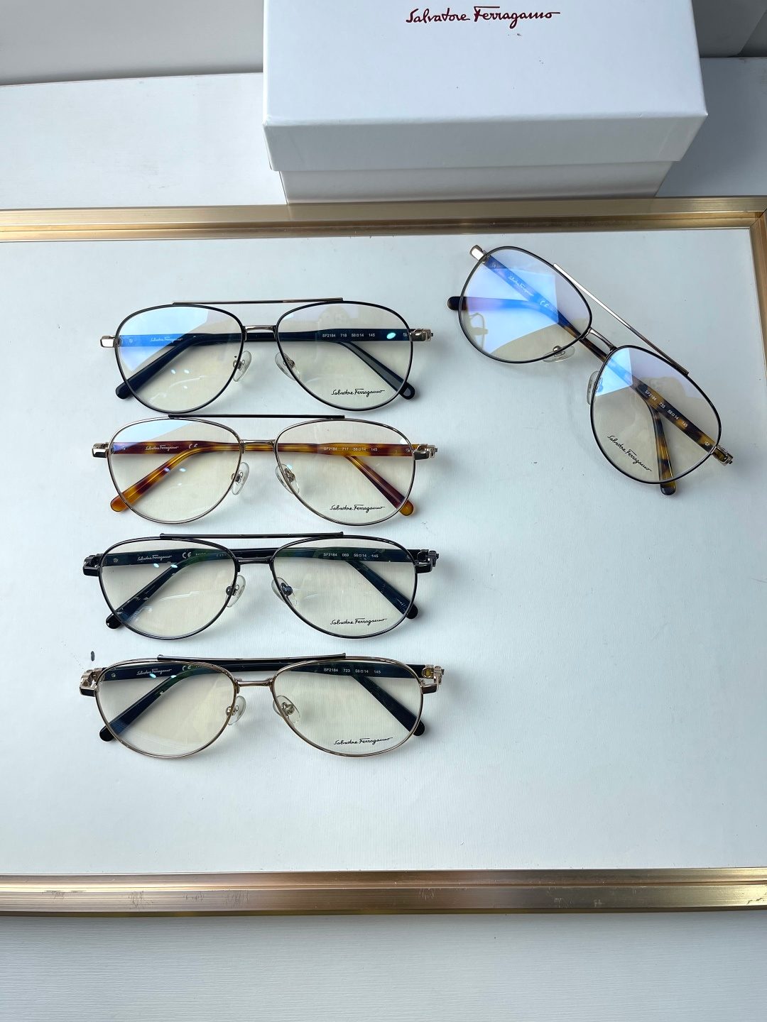 Salvatore Ferragamo Eyeglasses Collection Display