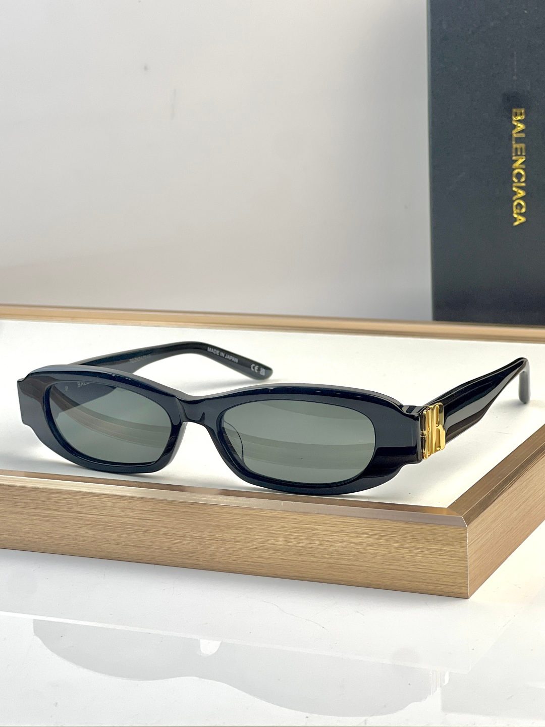 Balenciaga Rectangle Oval Sunglasses