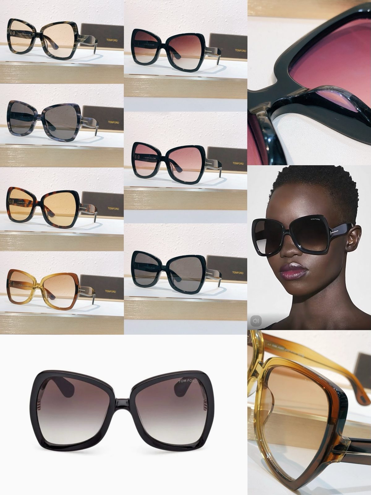 Tom Ford Oversized Square Sunglasses