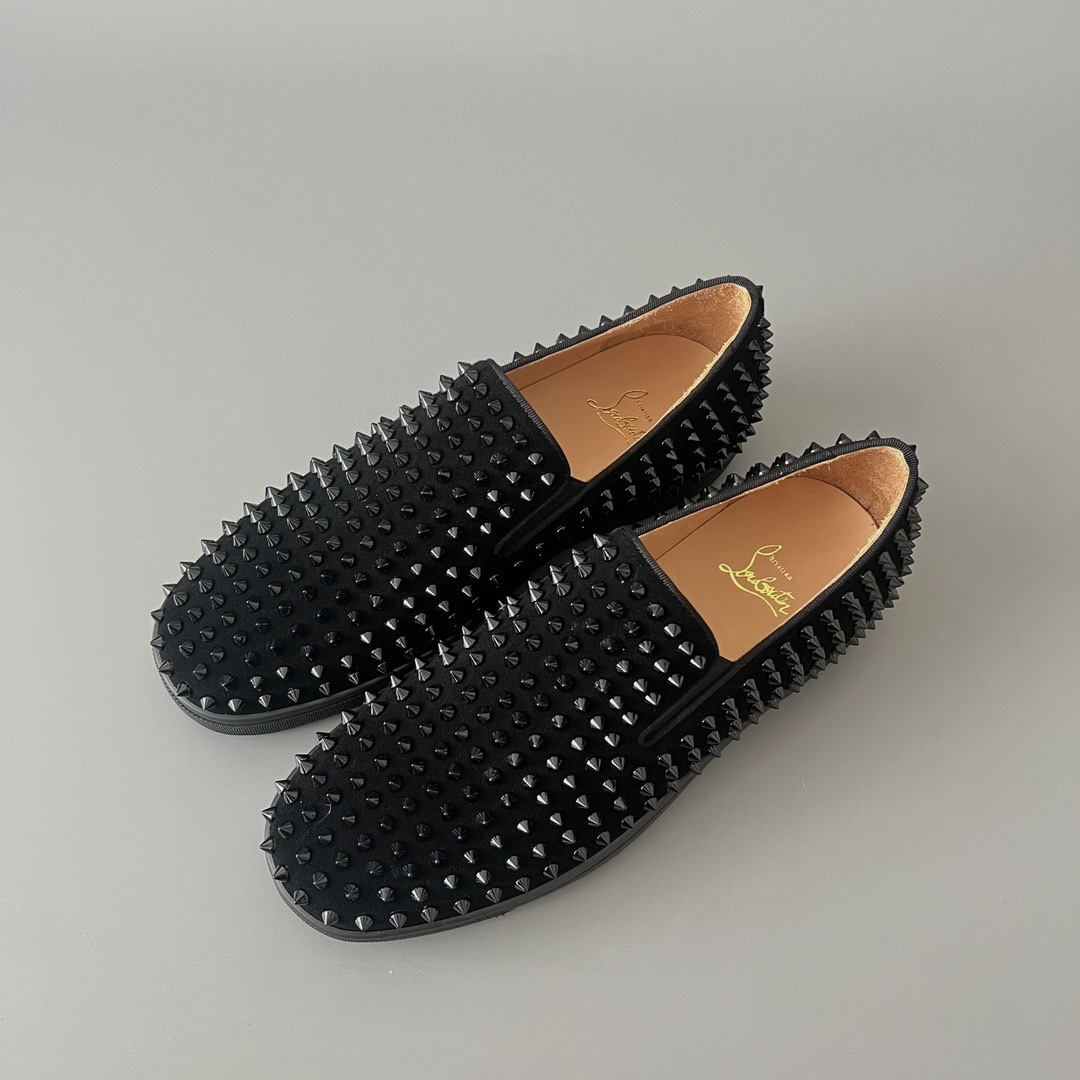 Christian Louboutin Spike Loafer Shoes