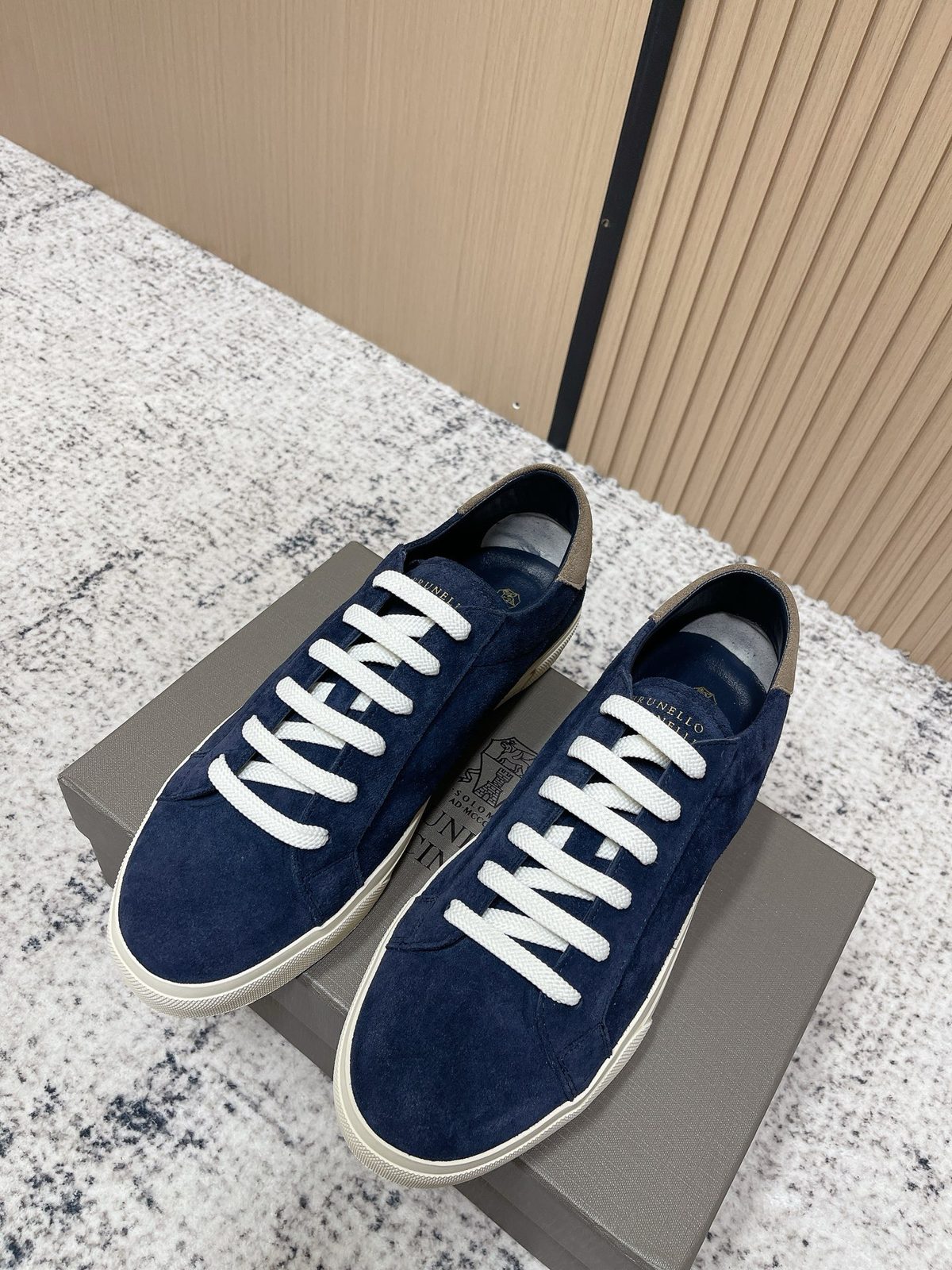 Brunello Cucinelli Suede Low-Top Sneakers