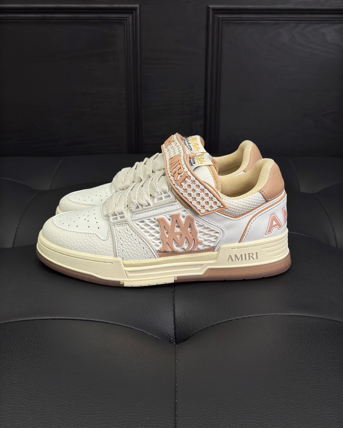 AMIRI MA-1 Low White Rose Gold