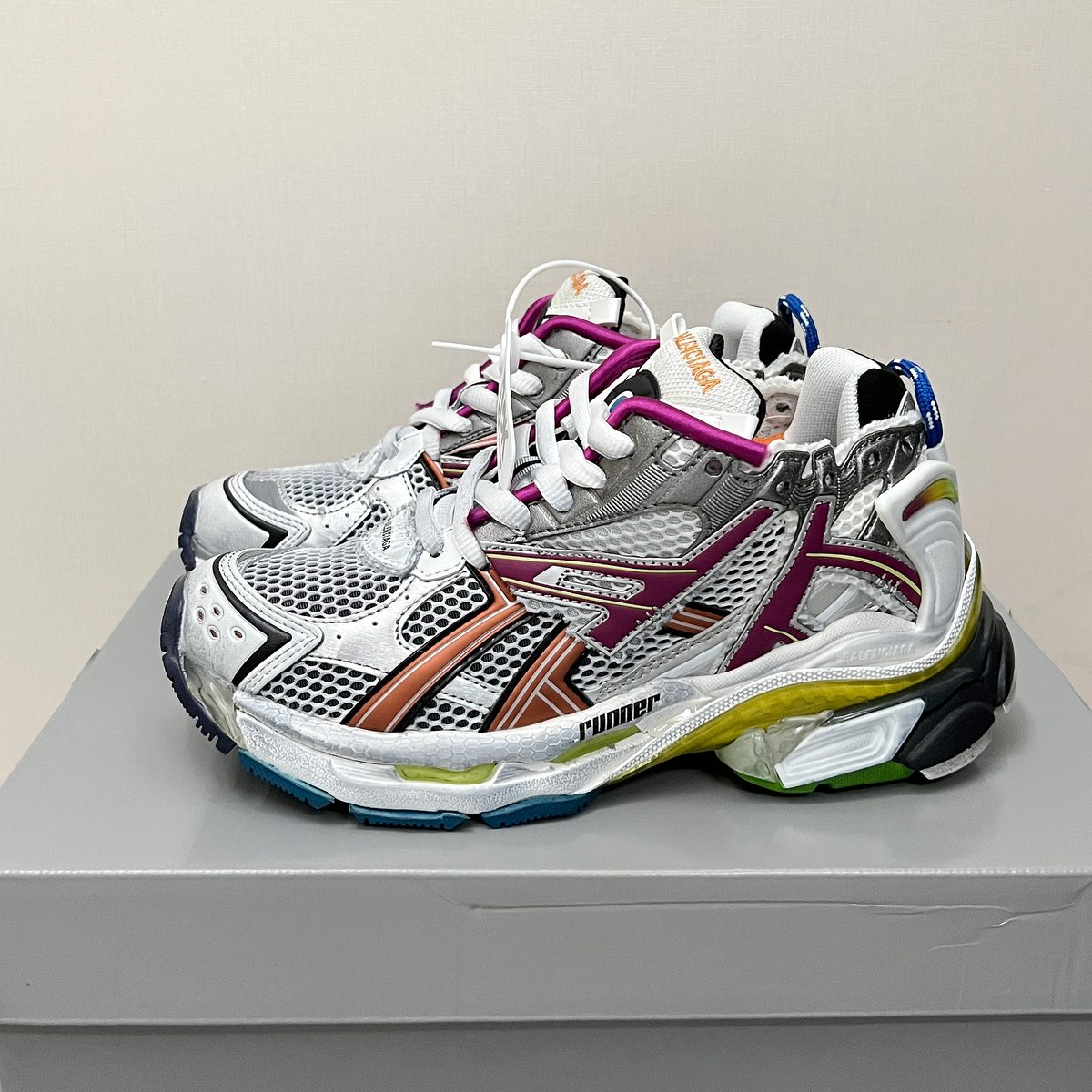Balenciaga Runner Sneakers Multicolor