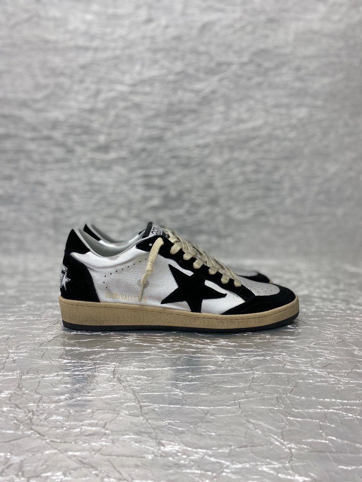 Golden Goose Ball Star White Black