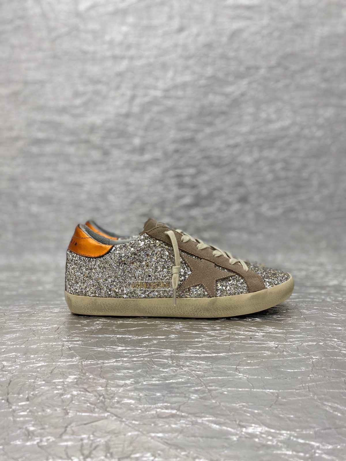 Golden Goose Superstar Glitter Silver