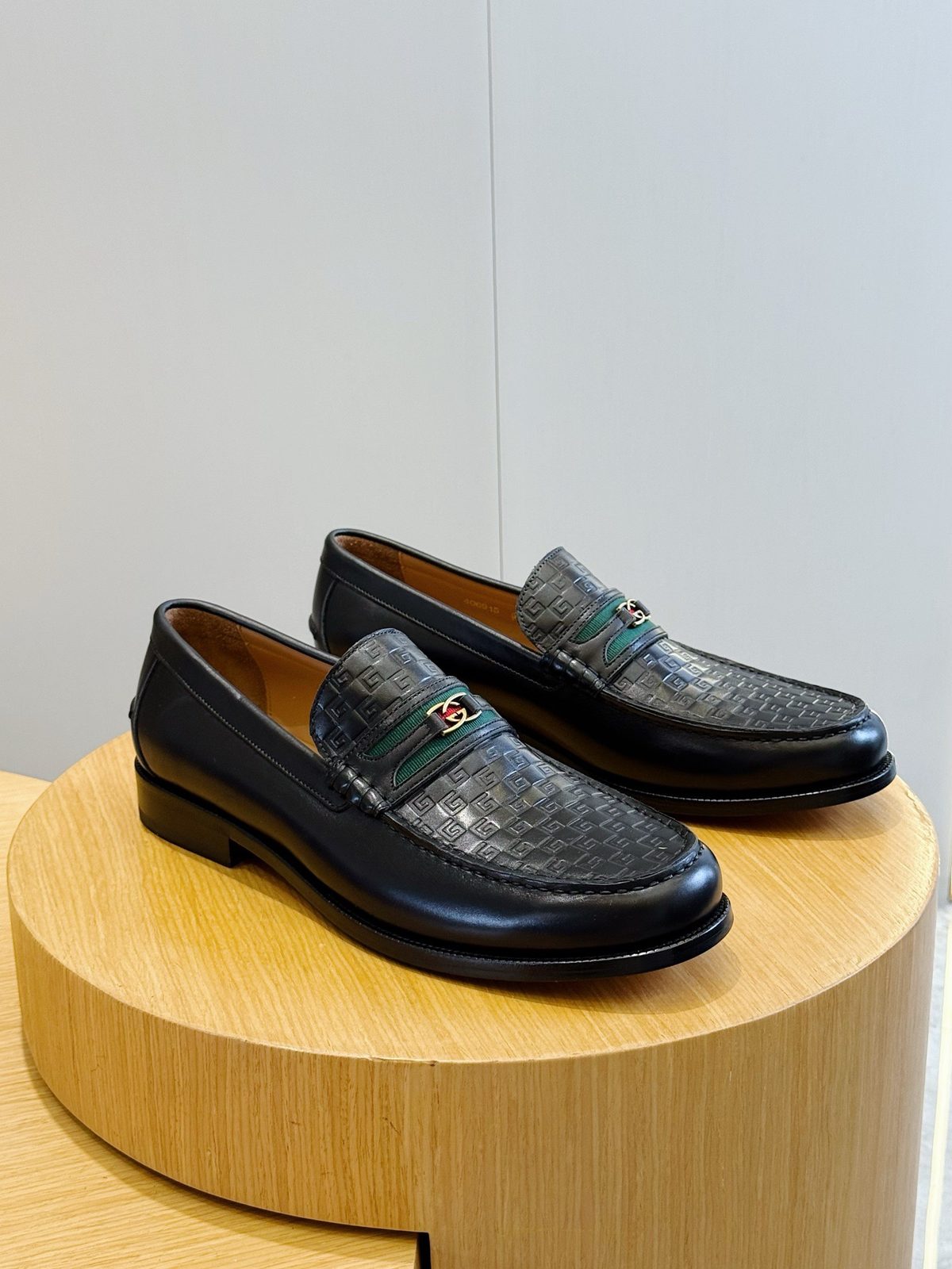Gucci GG Monogram Leather Loafer