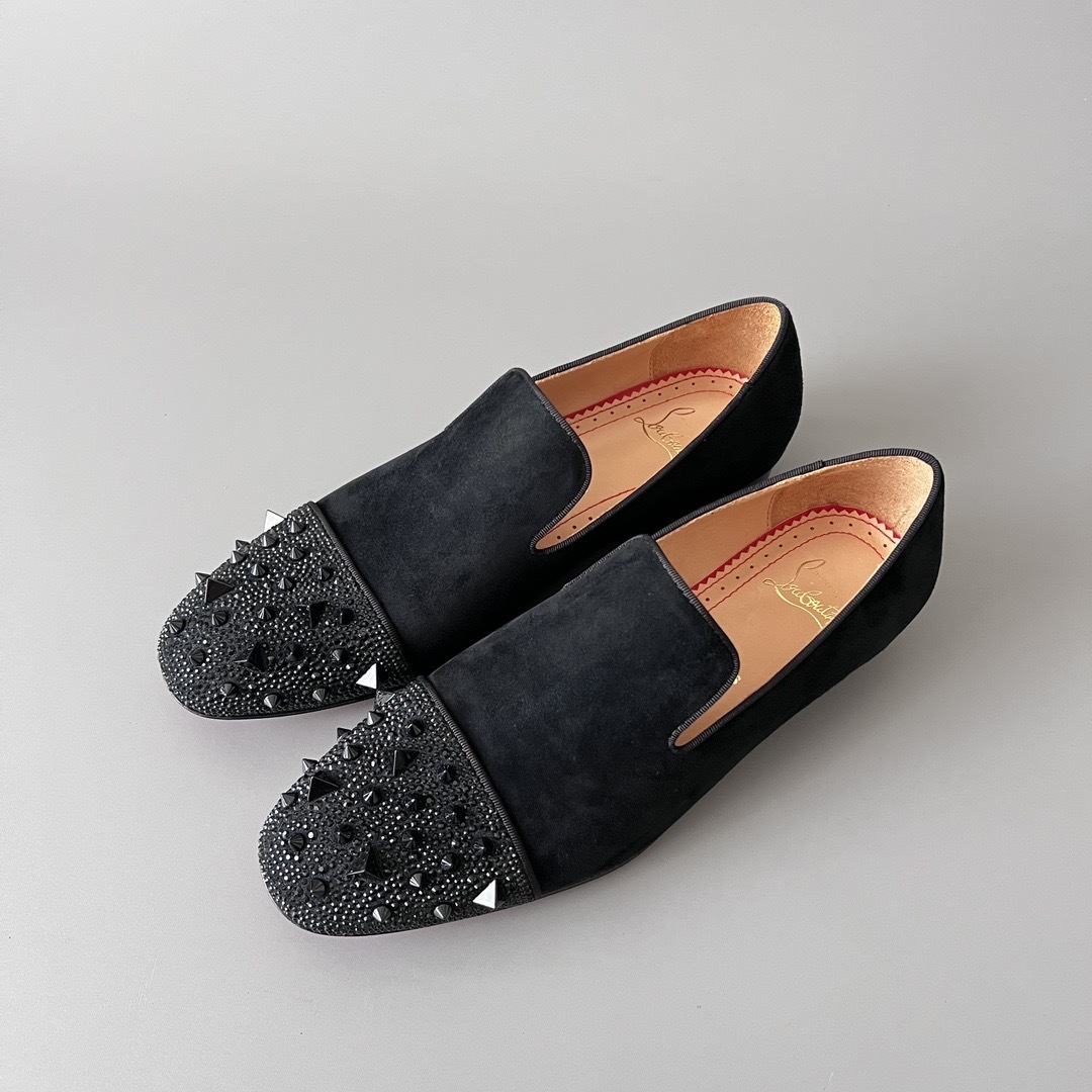 Christian Louboutin Spike Loafer Shoes