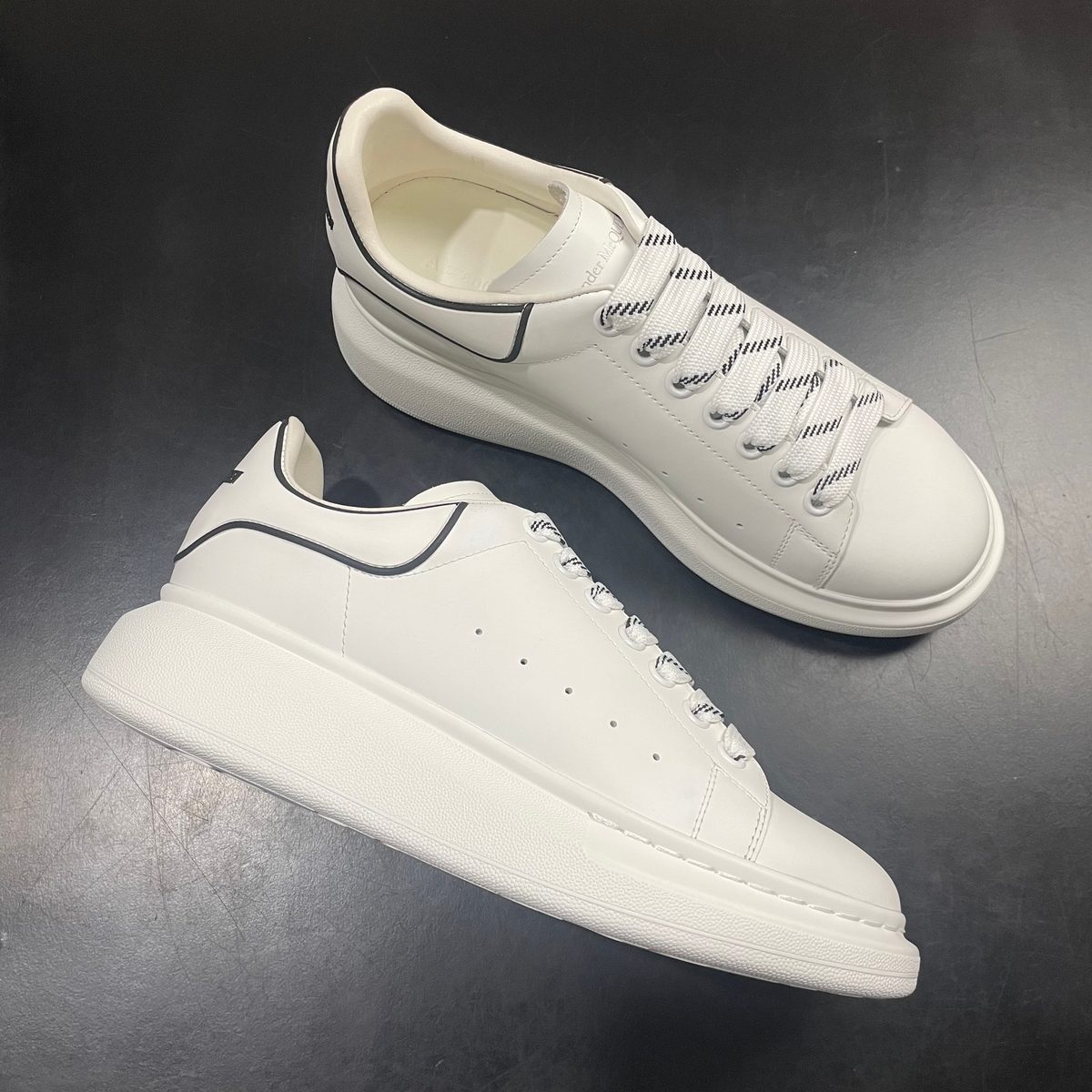 Alexander McQueen Oversized Sneaker White Navy