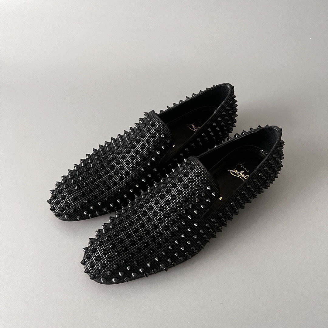 Christian Louboutin Spike Loafer Black