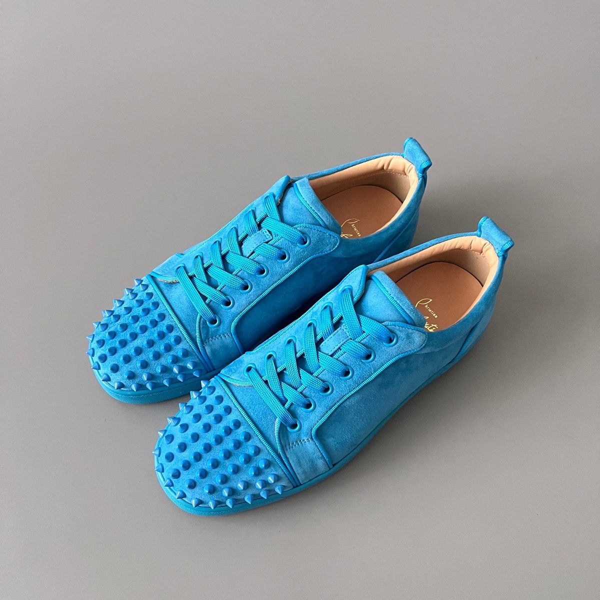 Christian Louboutin Low Top Sneaker - Turquoise Blue