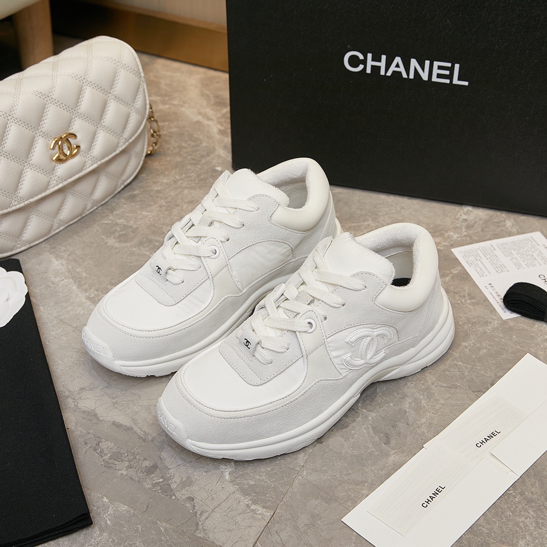 Chanel CC Chunky Sneaker White