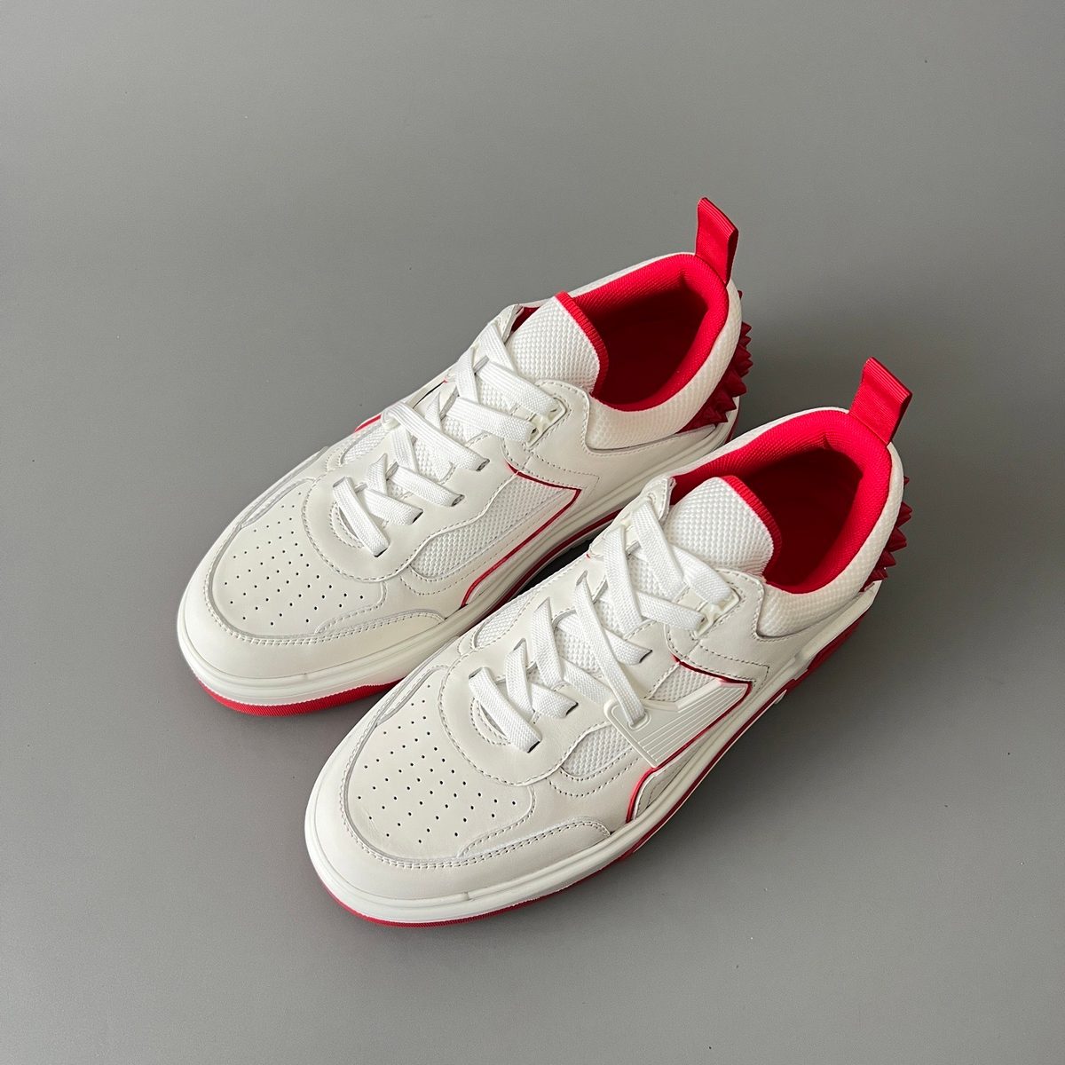Christian Louboutin Court Sneakers Red White