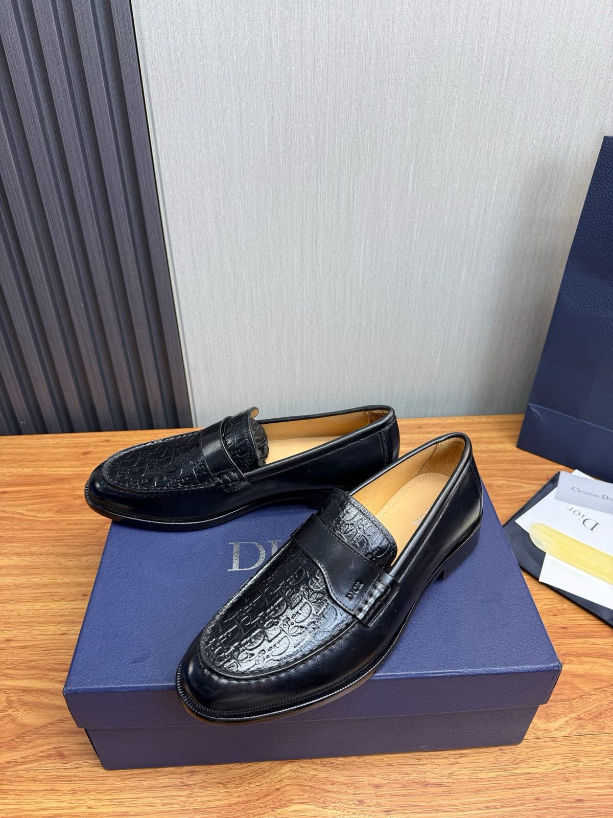 Dior Oblique Monogram Leather Loafer