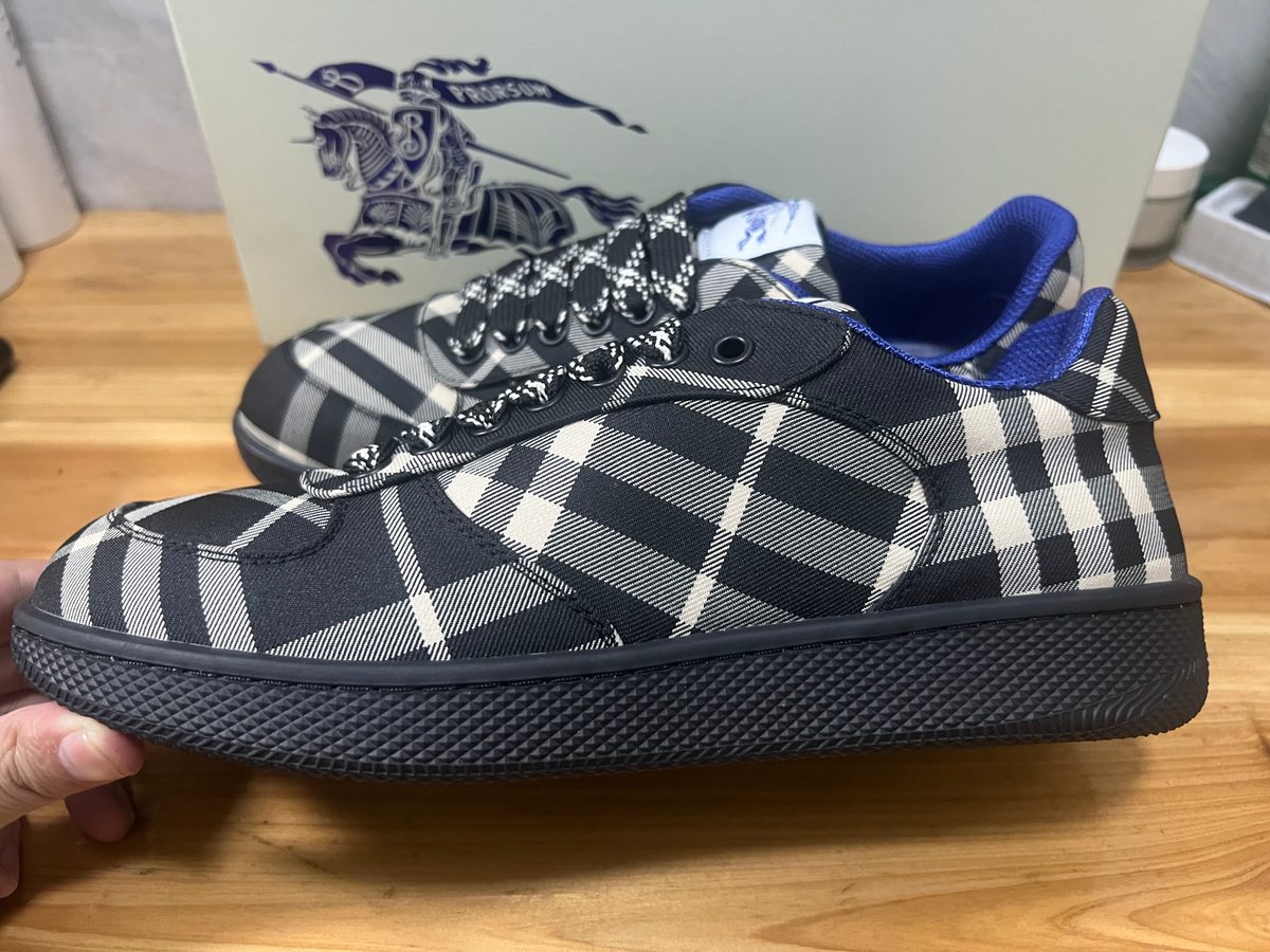 Burberry Tartan Check Low-Top Sneakers