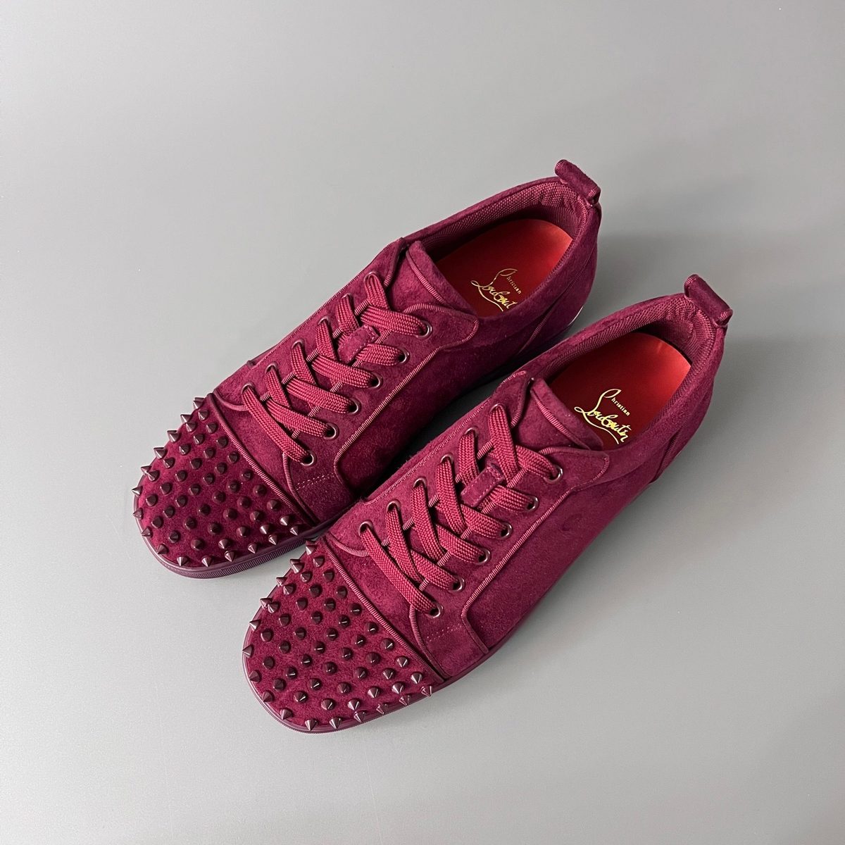 Christian Louboutin Orlato Suede Burgundy