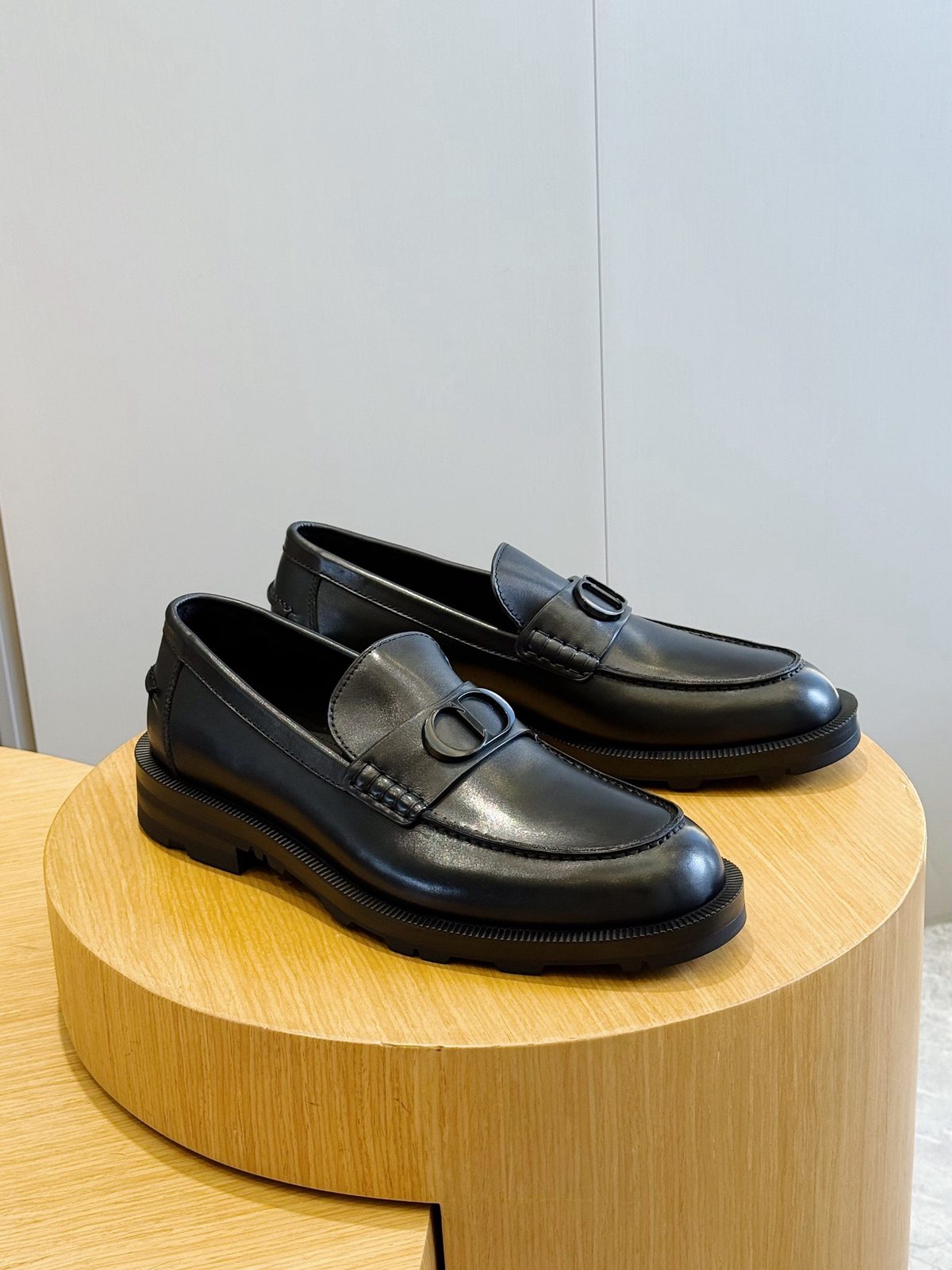 Dior CD Loafer Black Leather