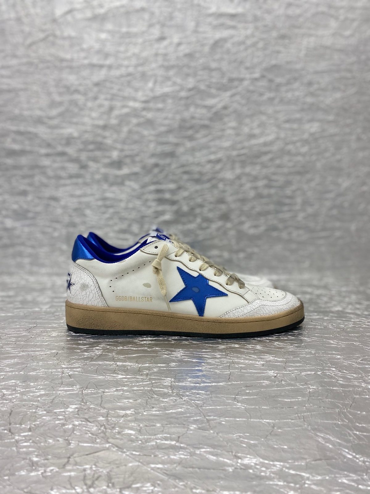 Golden Goose Ball Star White Blue