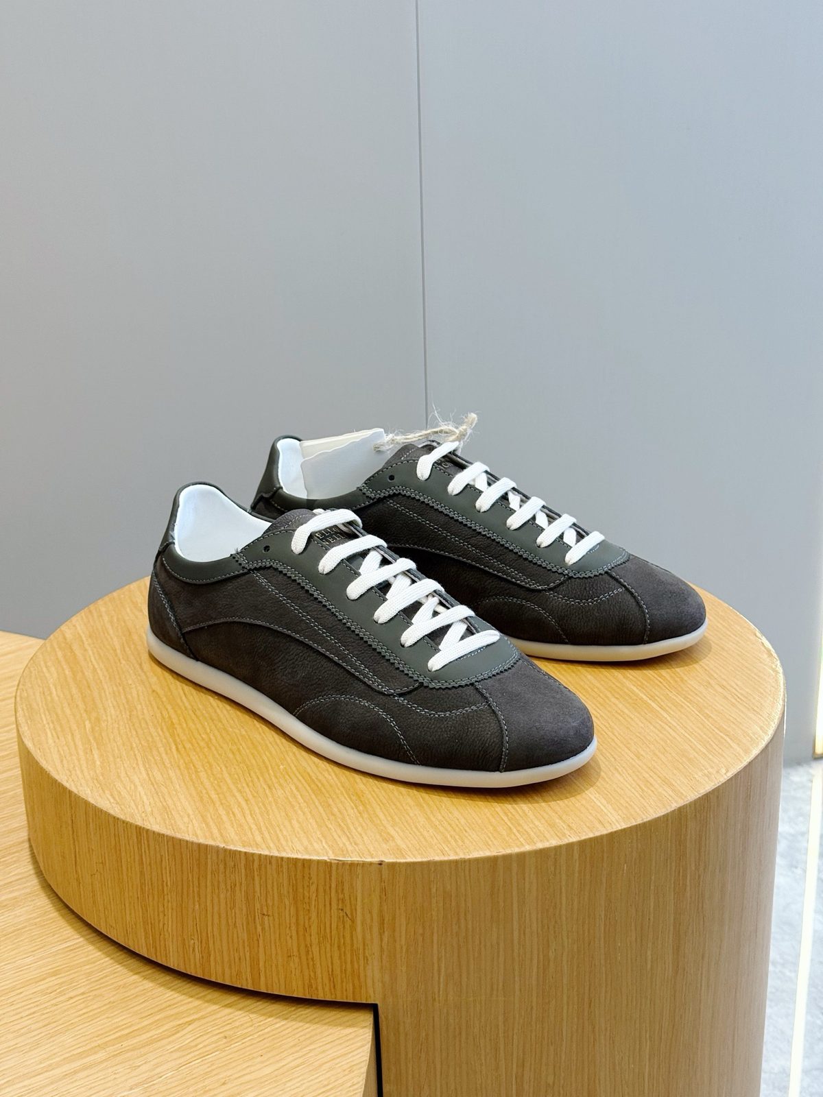 Cuccini Black Suede Leather Sneakers
