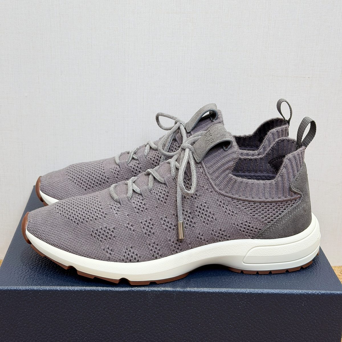 Hush Puppies Generations Knit Lace-Up Sneaker Grey