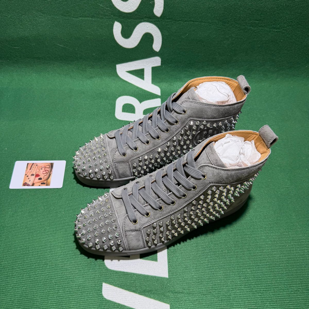 Christian Louboutin Spike High-Top Sneakers