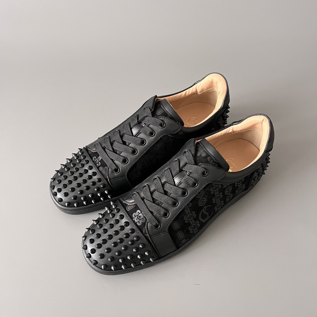 Christian Louboutin Orlato Spikes Black
