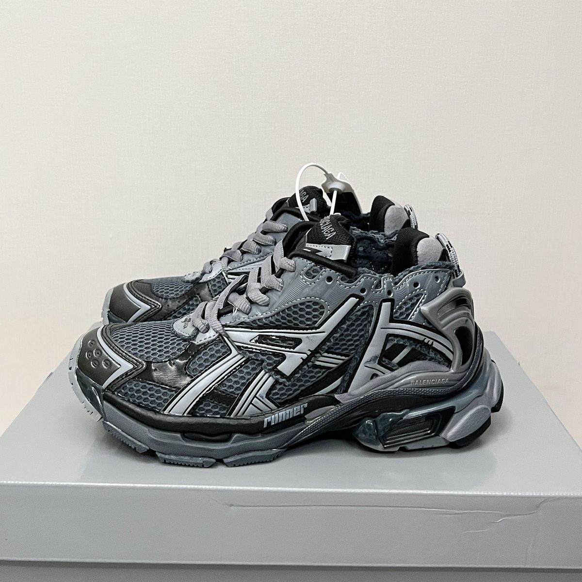 Balenciaga Runner Mesh Lace-Up Sneakers