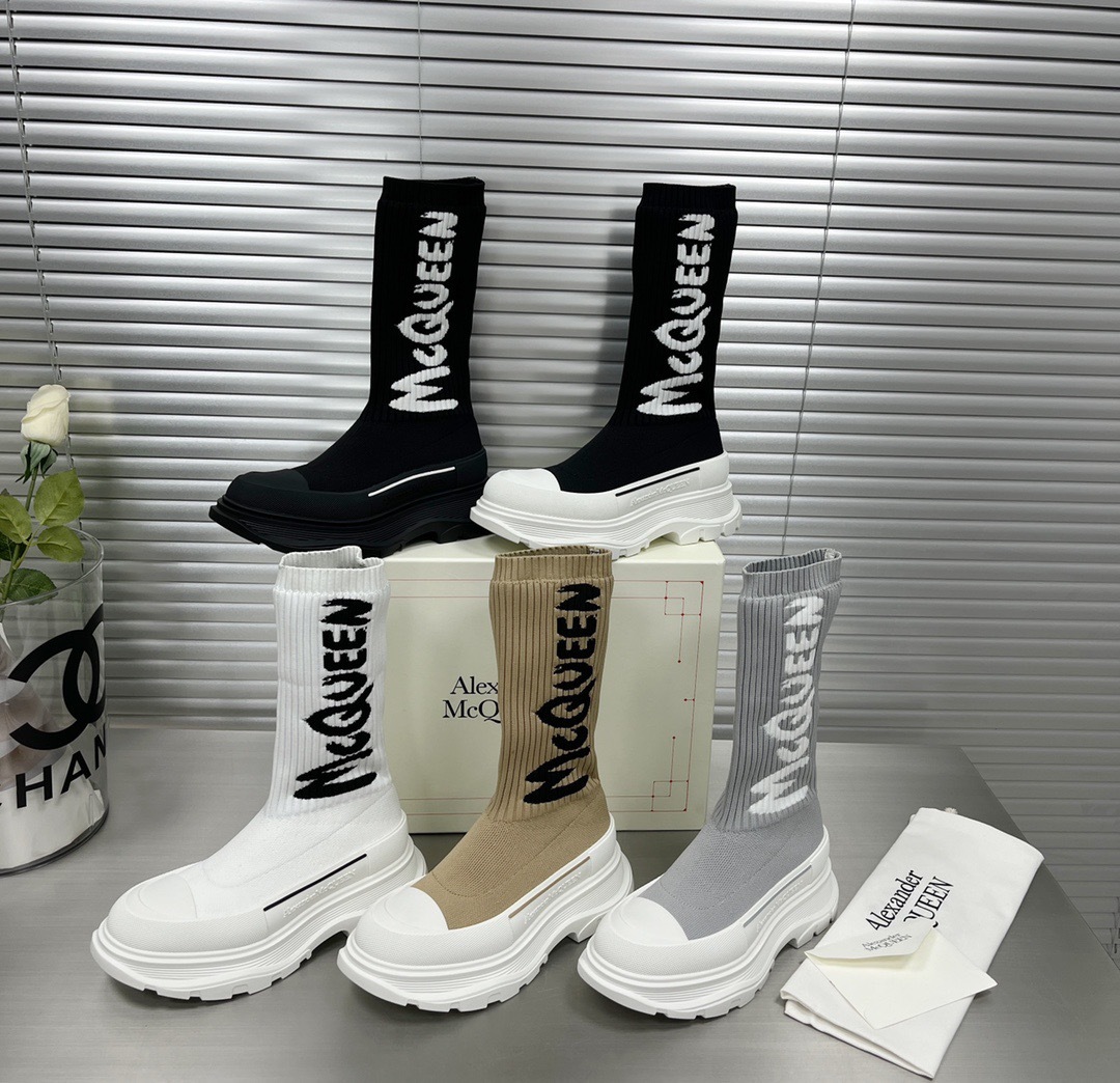 Alexander McQueen Tread Slick Sock Sneaker Boot