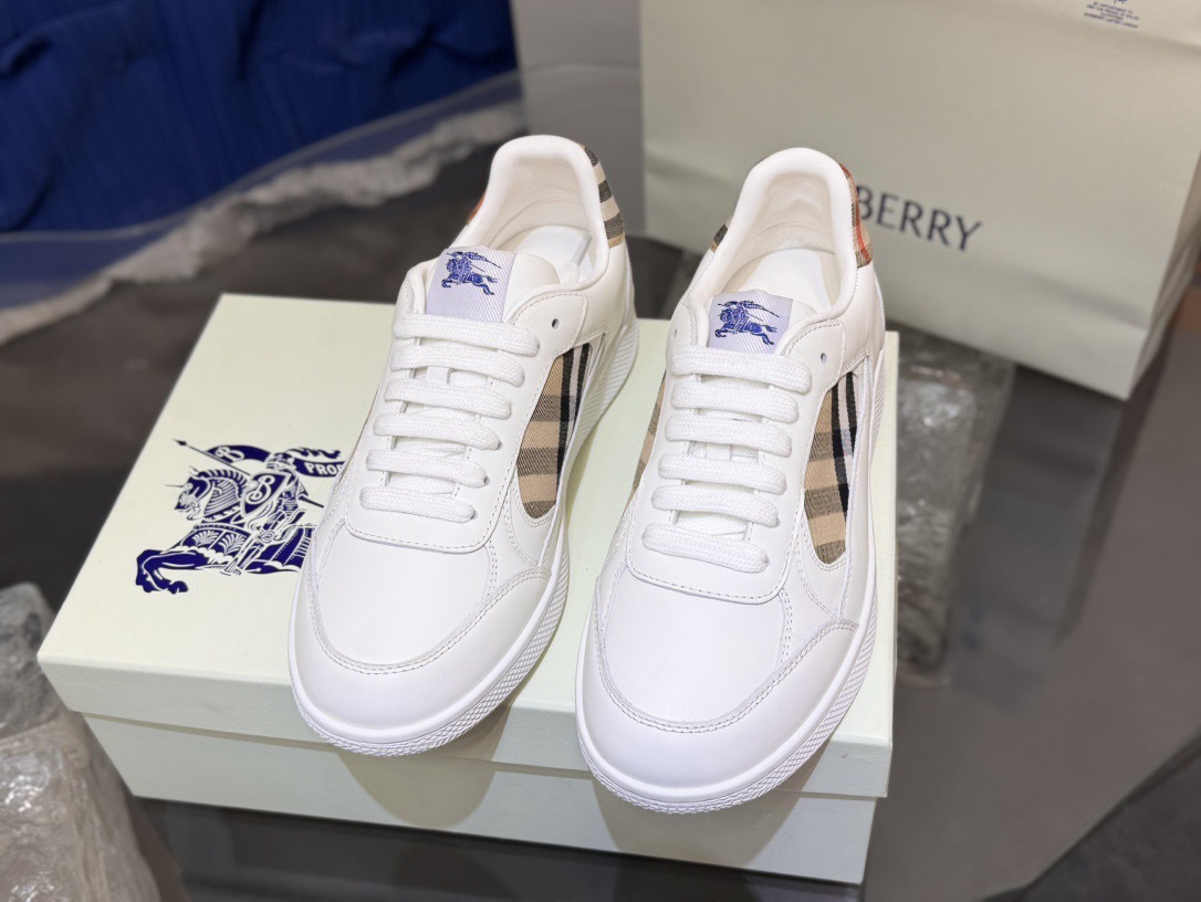 Burberry EK Footer Low White