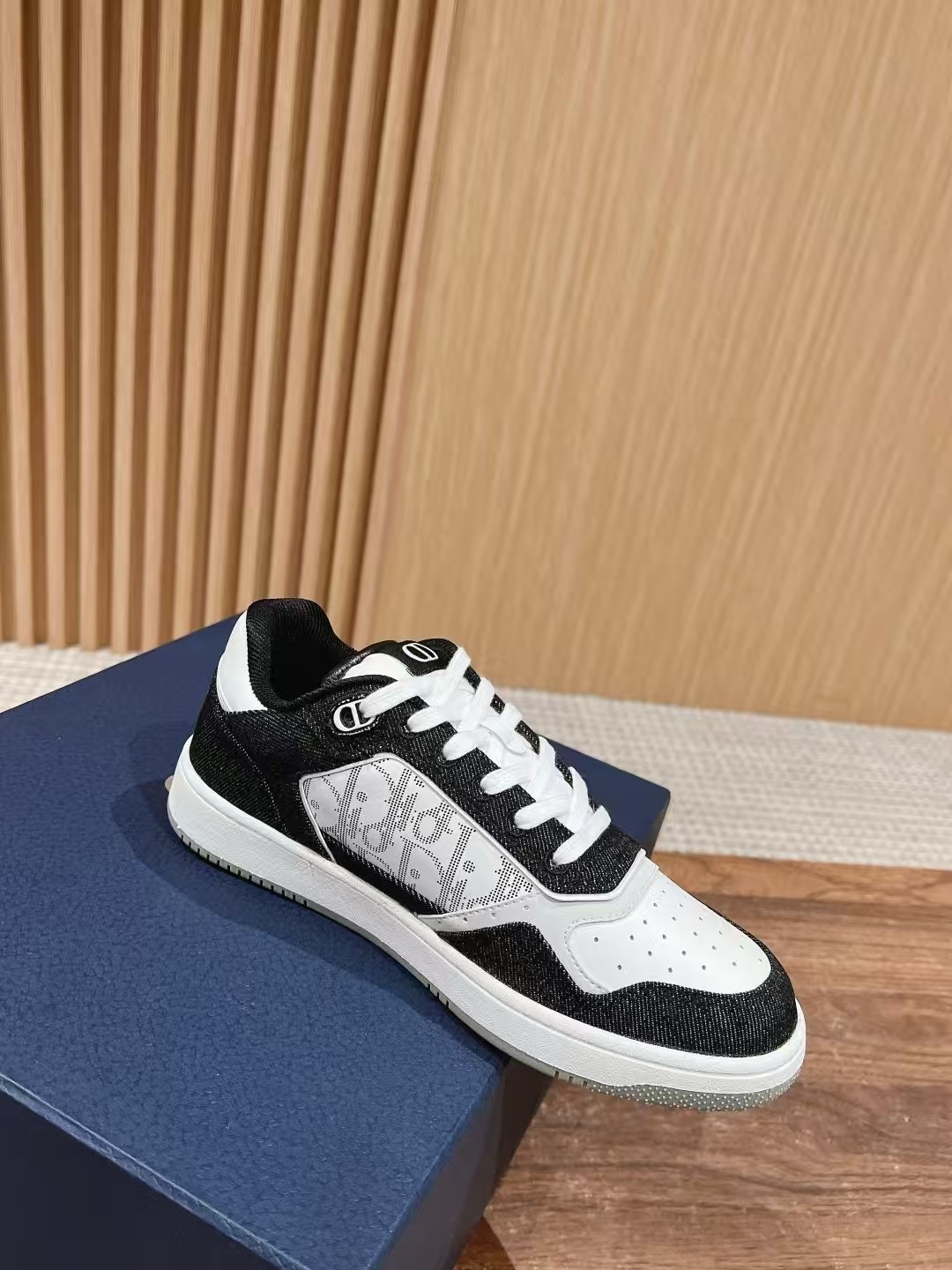 Dior B27 Black and White Sneakers