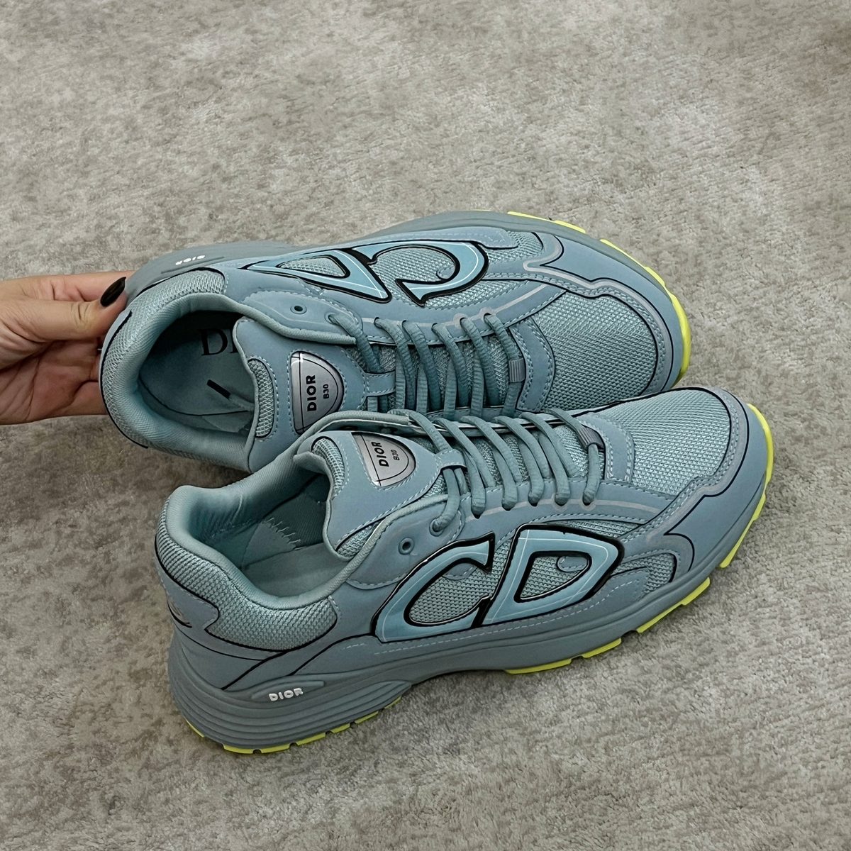 Dior B30 Runner Sneakers Grey