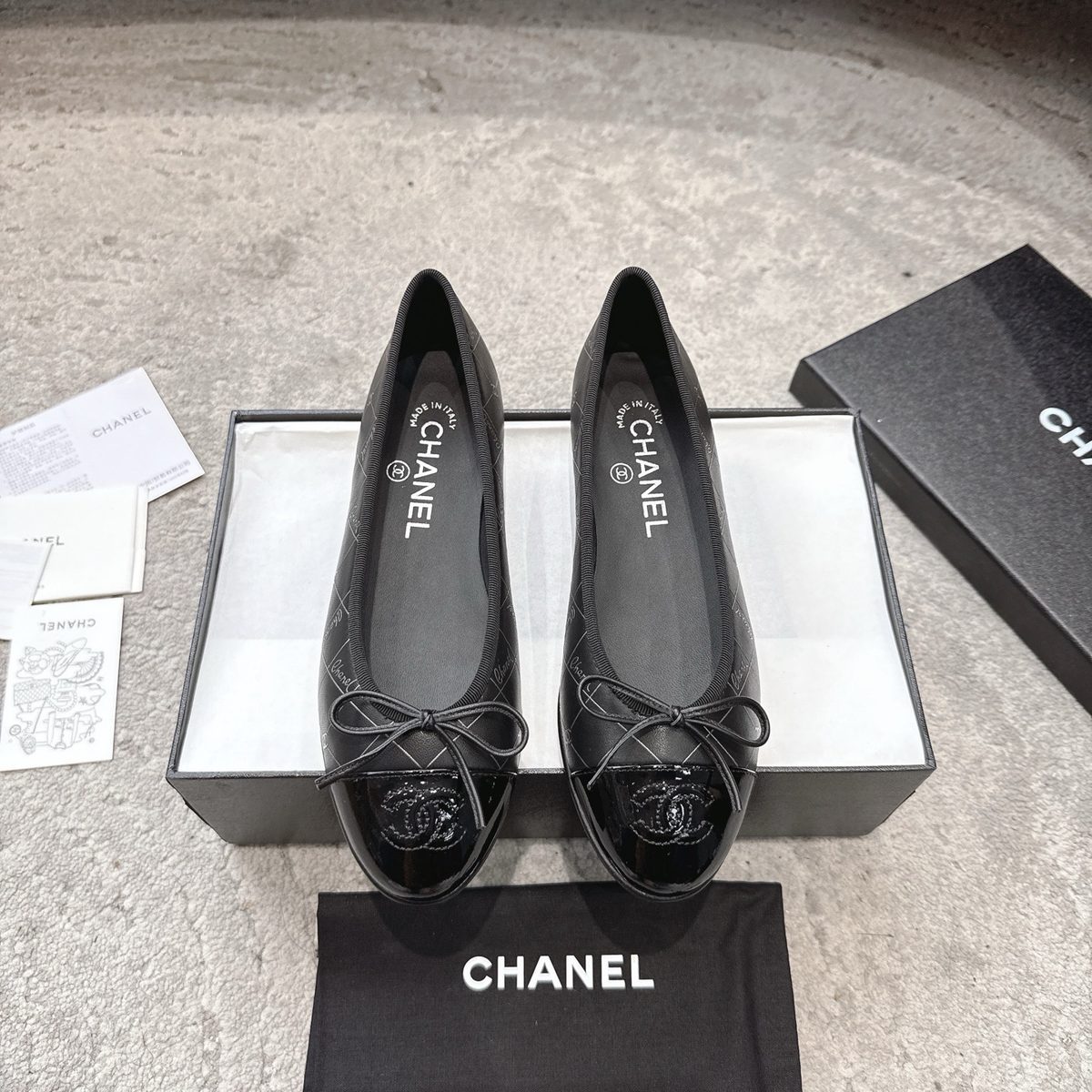 Chanel Ballet Flat Black