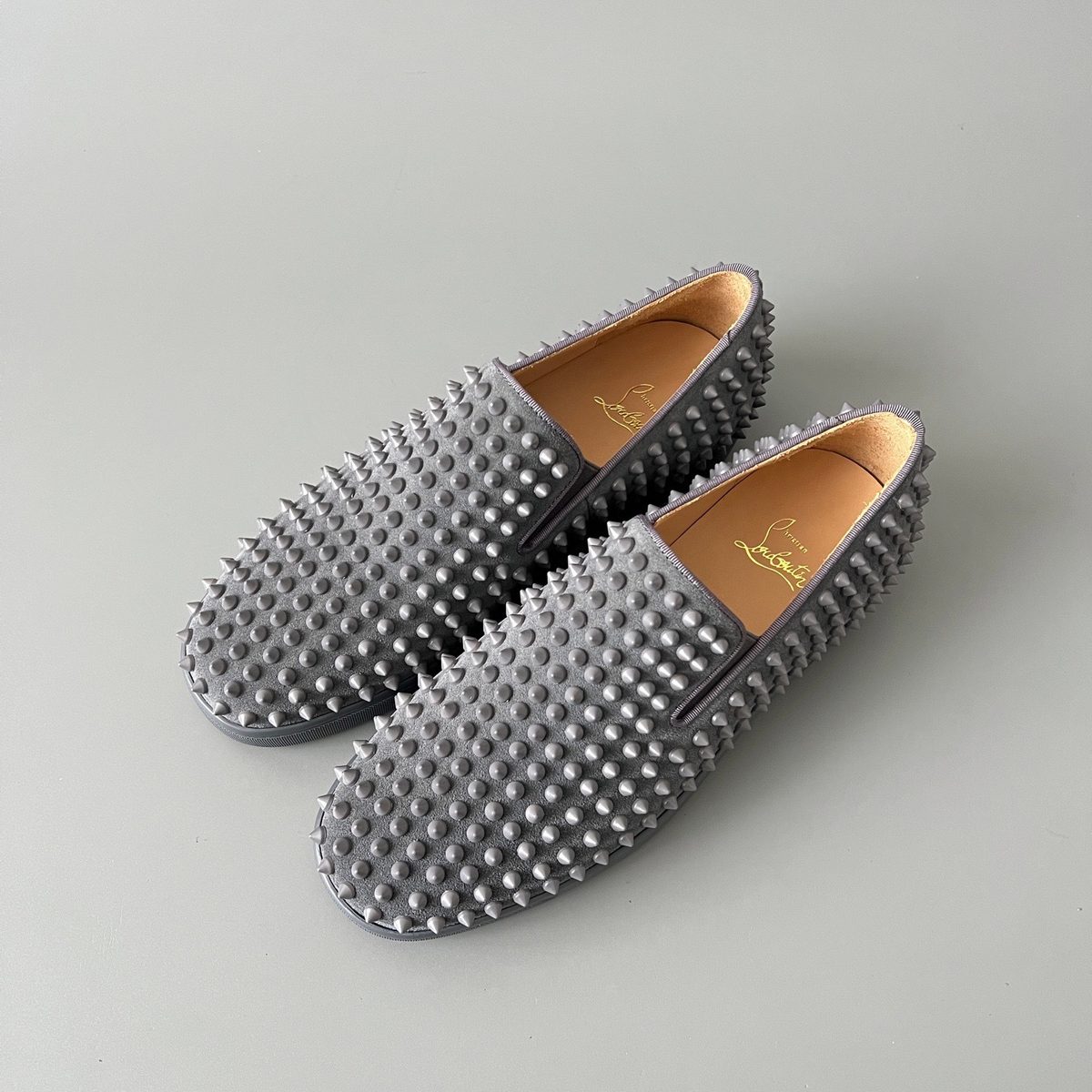 Christian Louboutin Spike Loafer Mules
