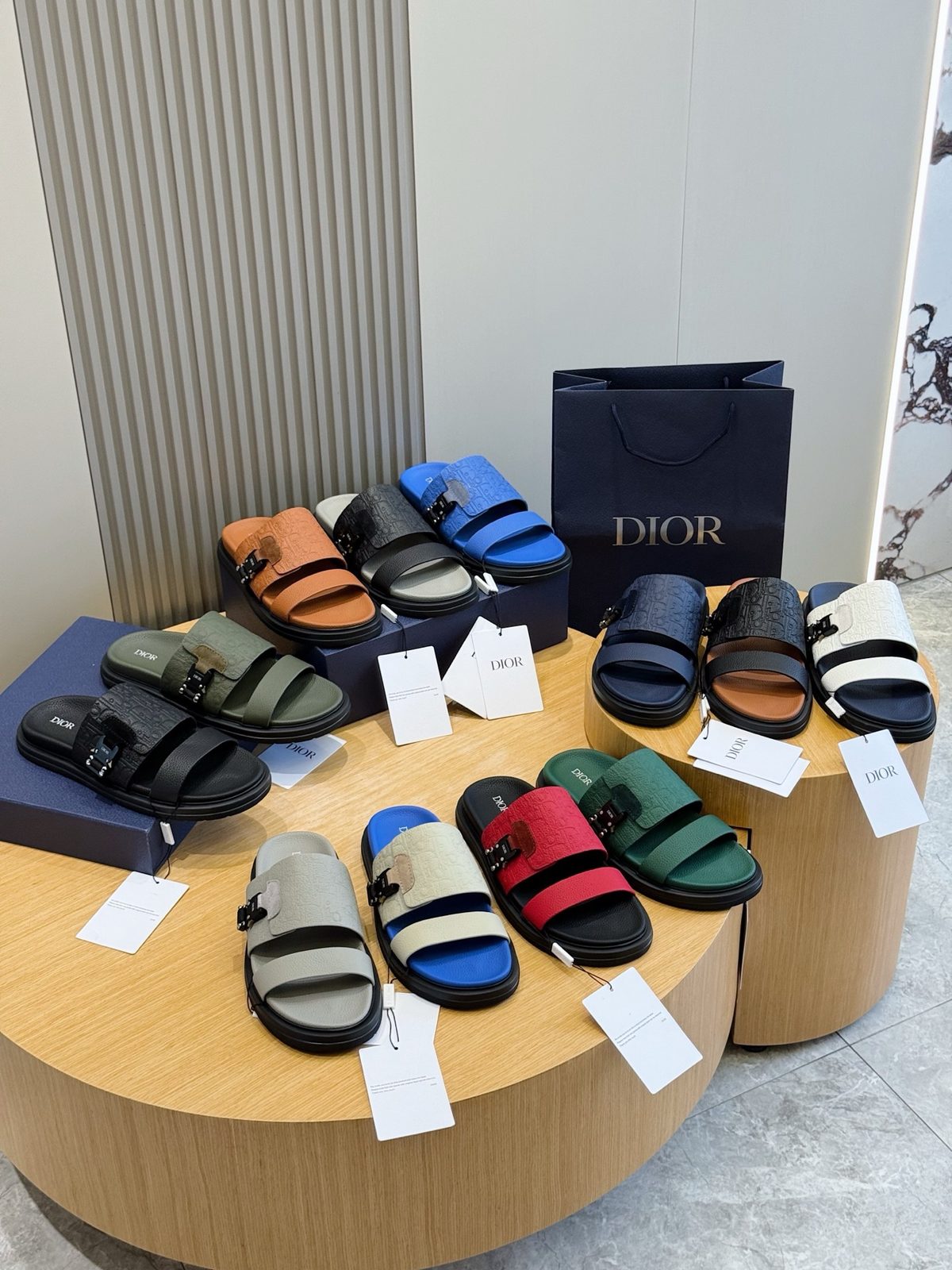 Dior Oblique Jacquard Slide Sandals