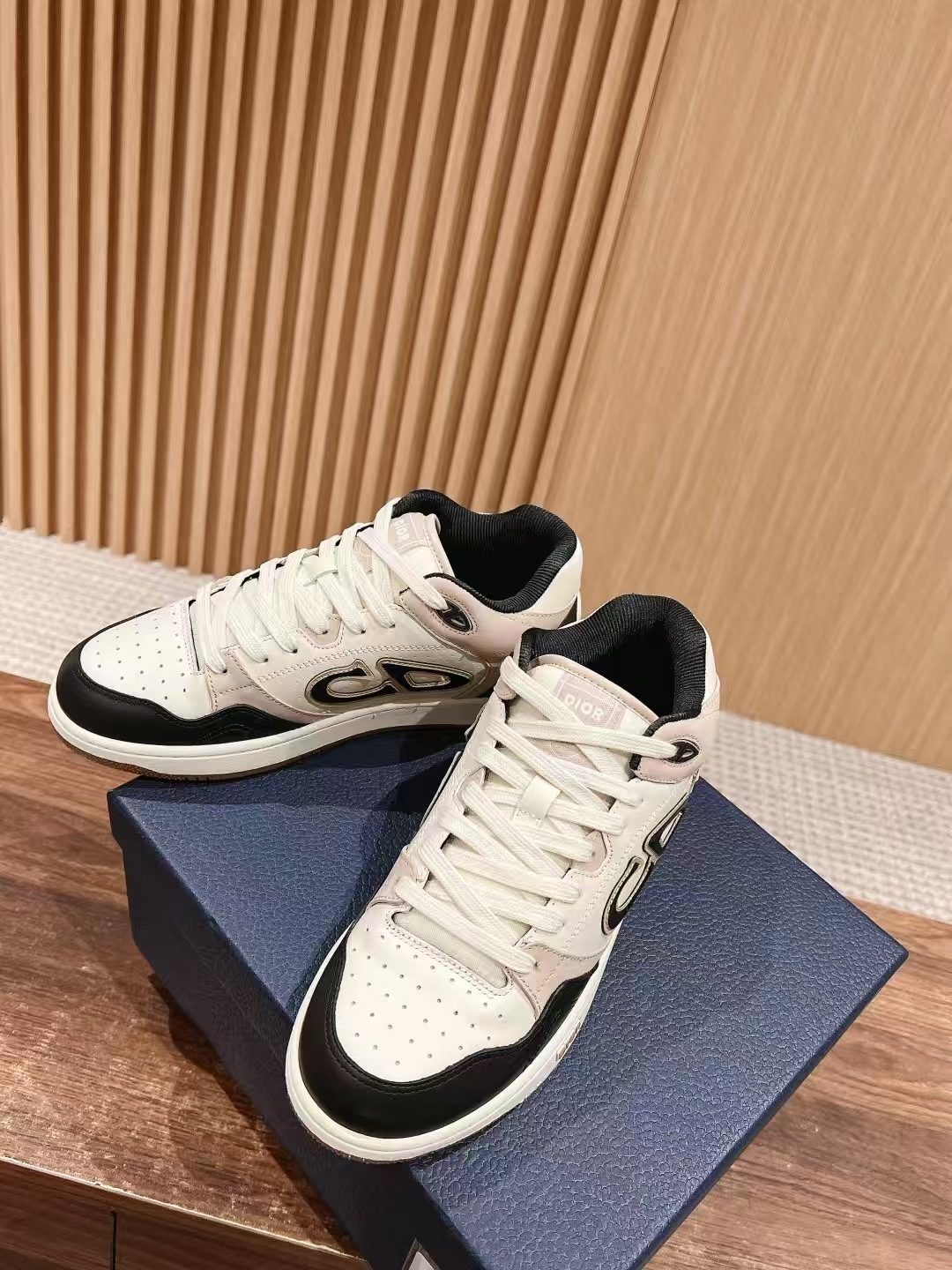 Dior B27 High-Top Leather Sneakers