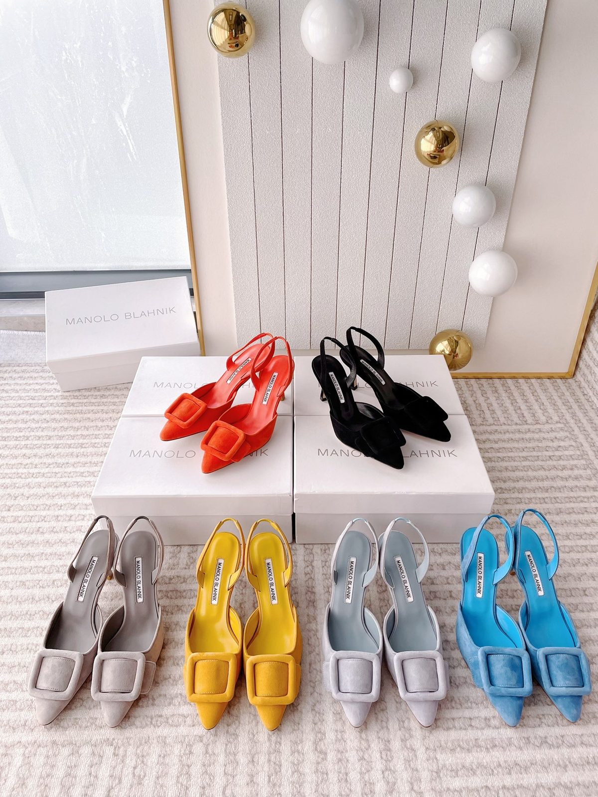 Manolo Blahnik Carolyne Slingback Pumps
