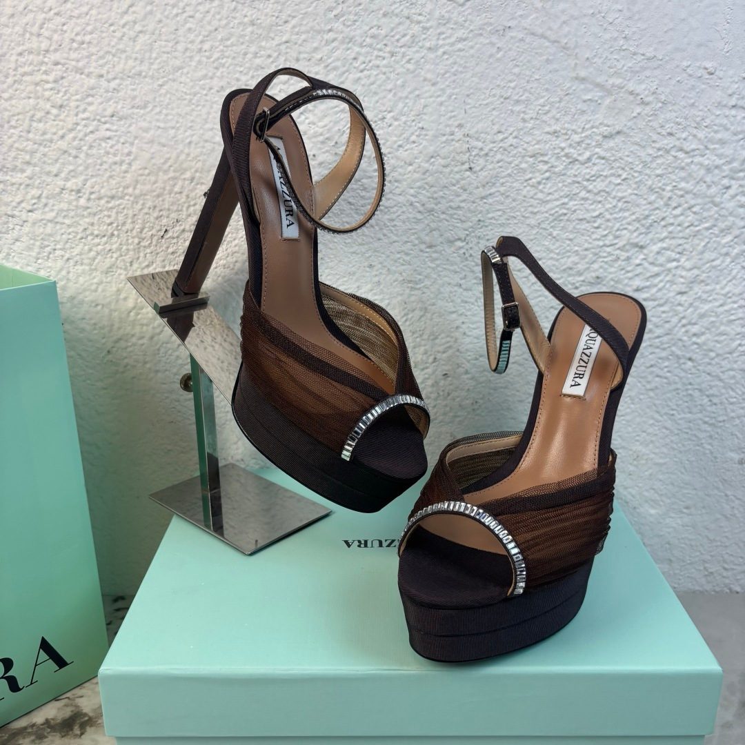 Azzedine Alaia Platform Peep-Toe Sandals