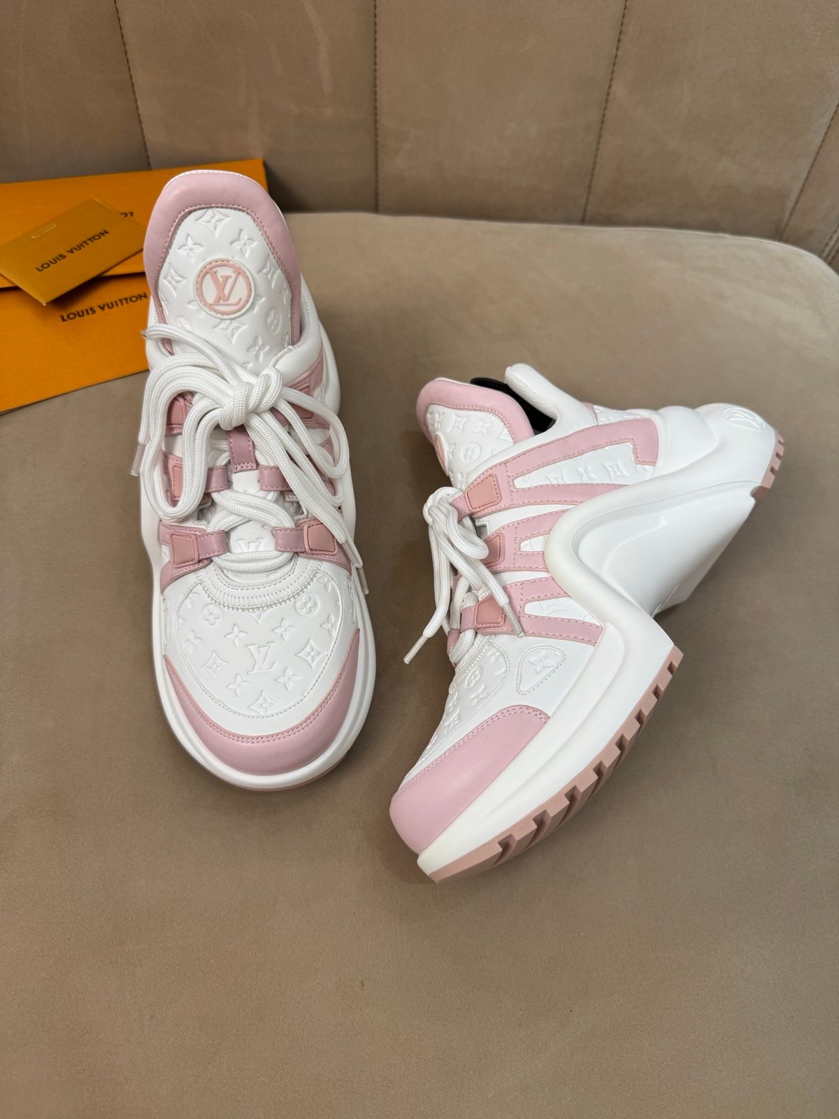 Louis Vuitton LV Archlight Sneaker Pink White