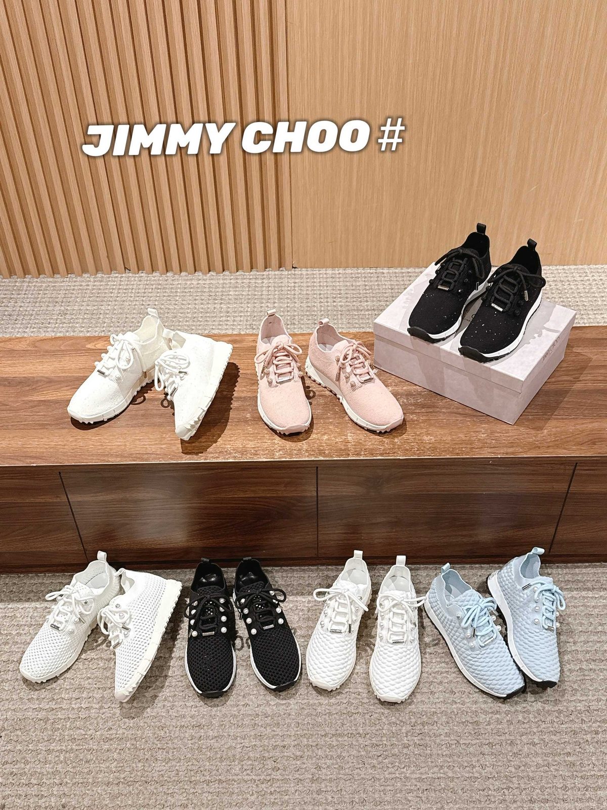 Jimmy Choo Lia Sneaker White