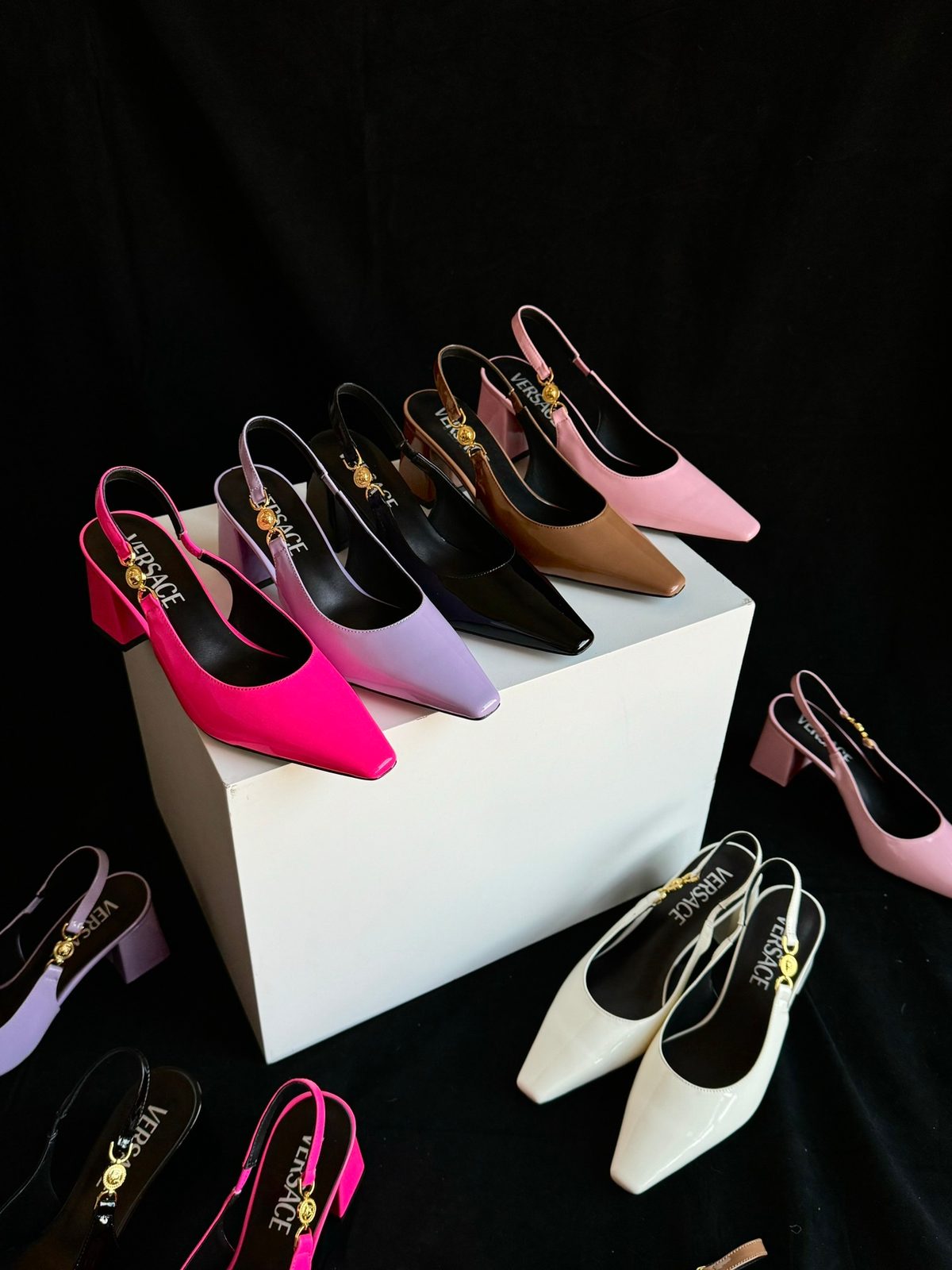Versace Medusa Slingback Pumps Collection