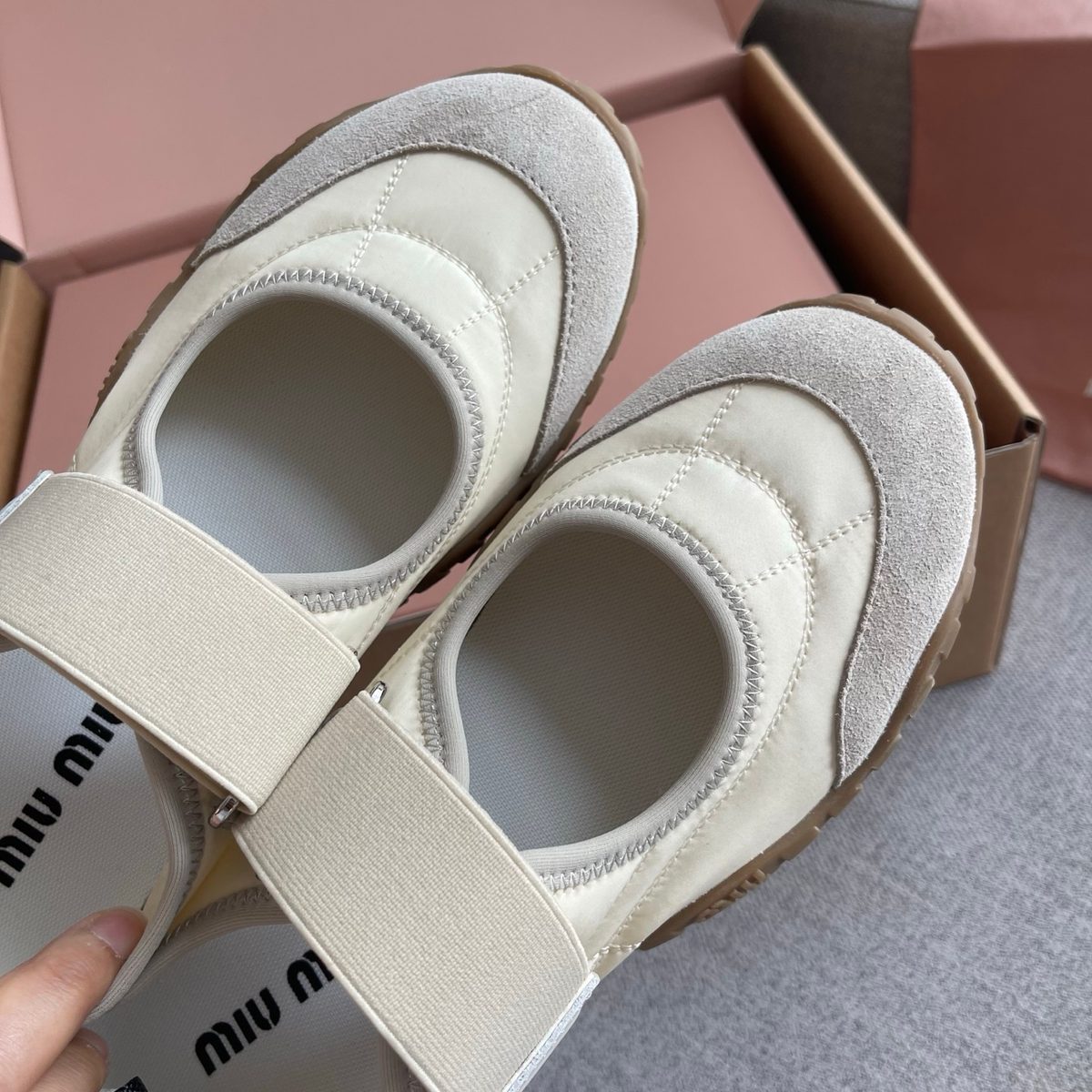 Miu Miu Mary Jane Platform Sneakers