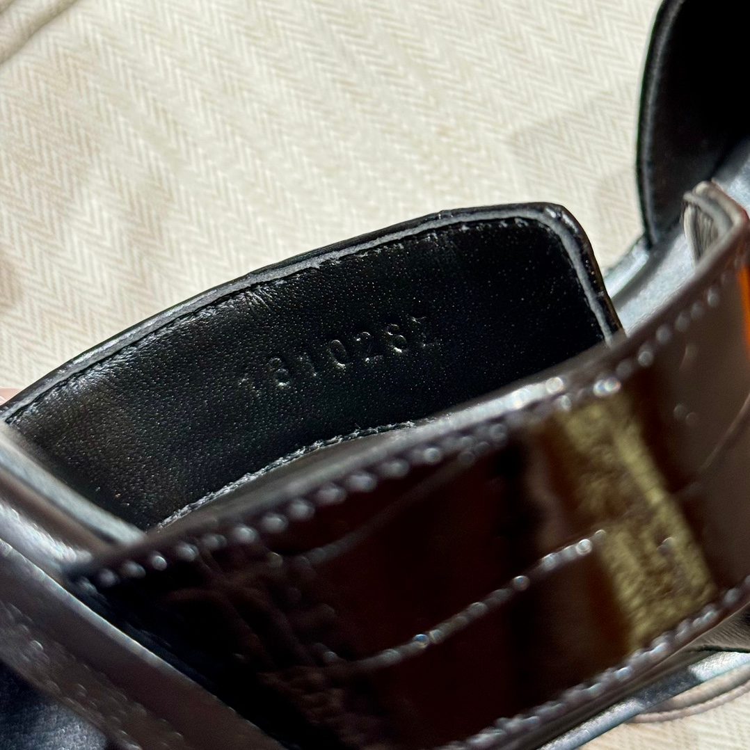 Chrome Hearts Patent Leather Slide Sandals