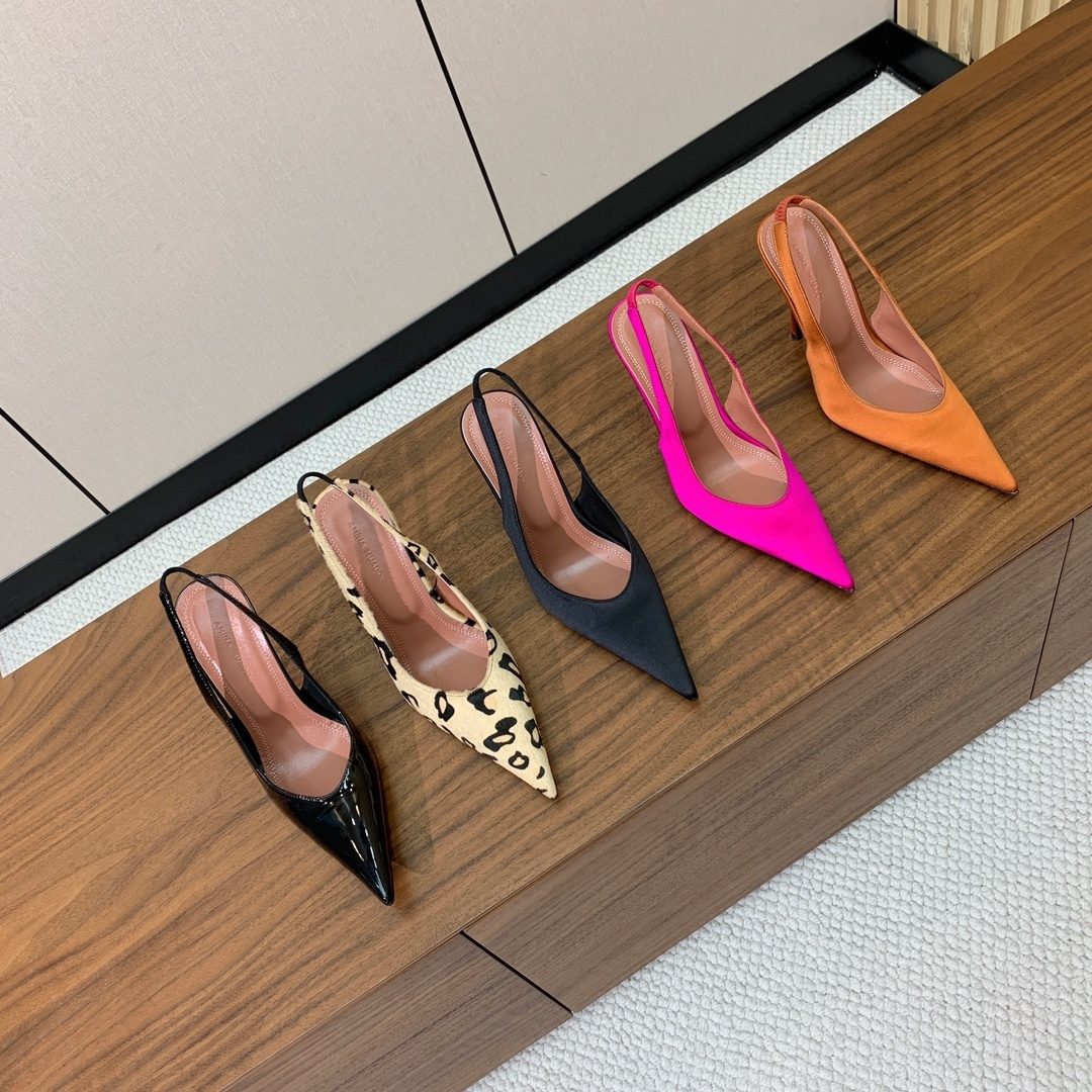 Pointed-Toe Slingback Heel Pump Assortment