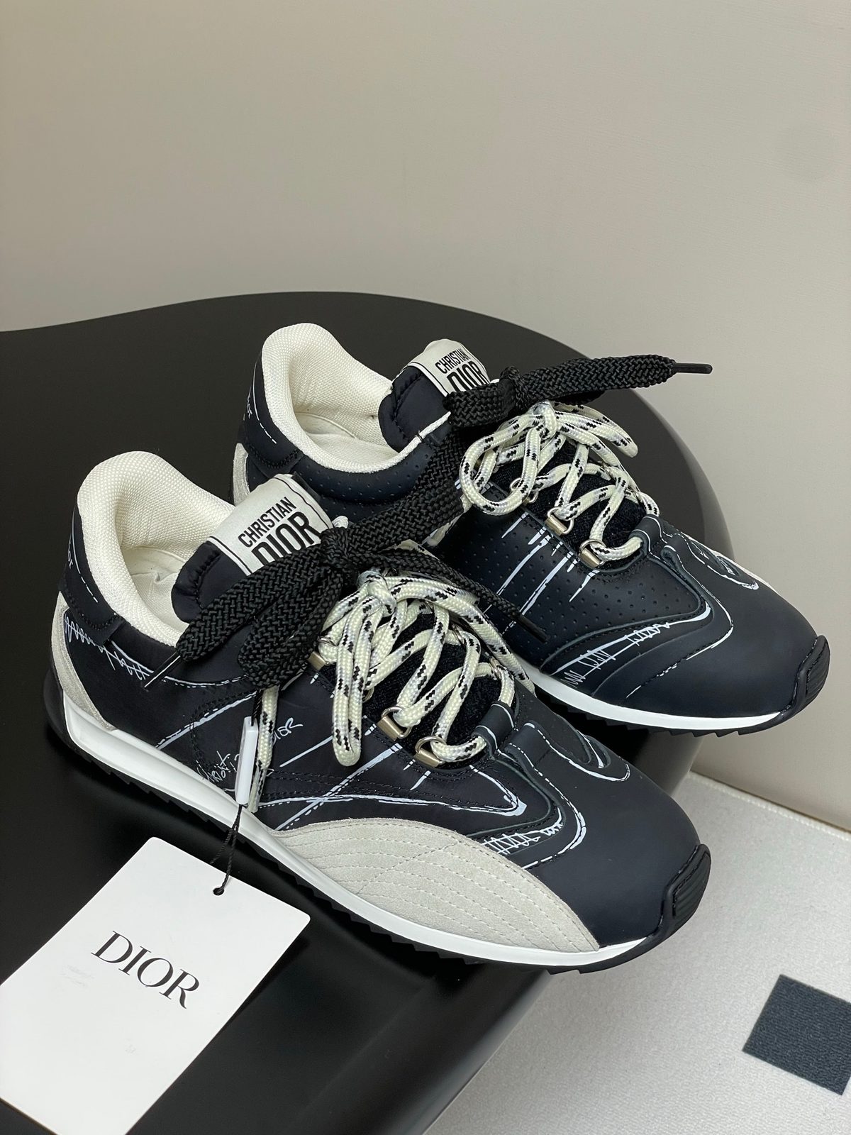 Christian Dior B27 Black Sneakers