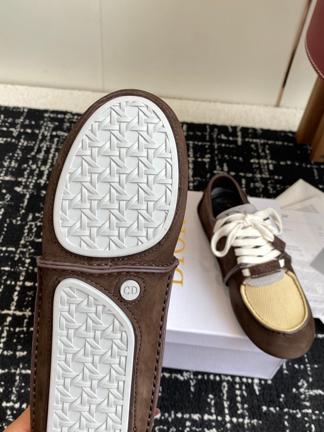 Dior B901 Suede and Canvas Sneaker