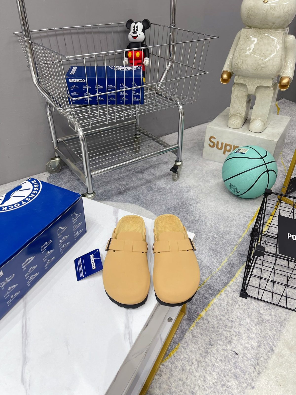 Birkenstock Boston Suede Clog Slippers