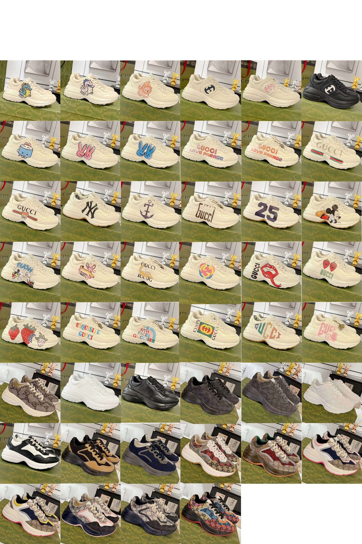 Gucci Chunky Sneaker White Canvas
