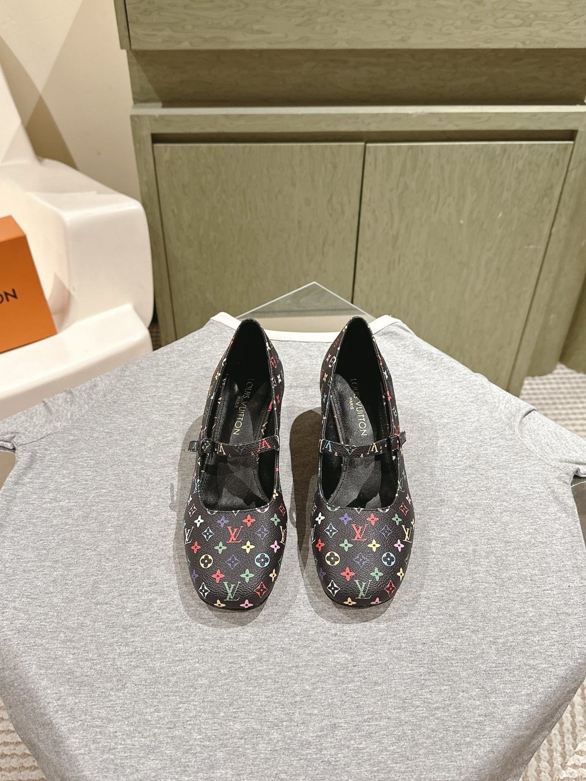 Louis Vuitton Monogram Multicolore Mary Jane Heels